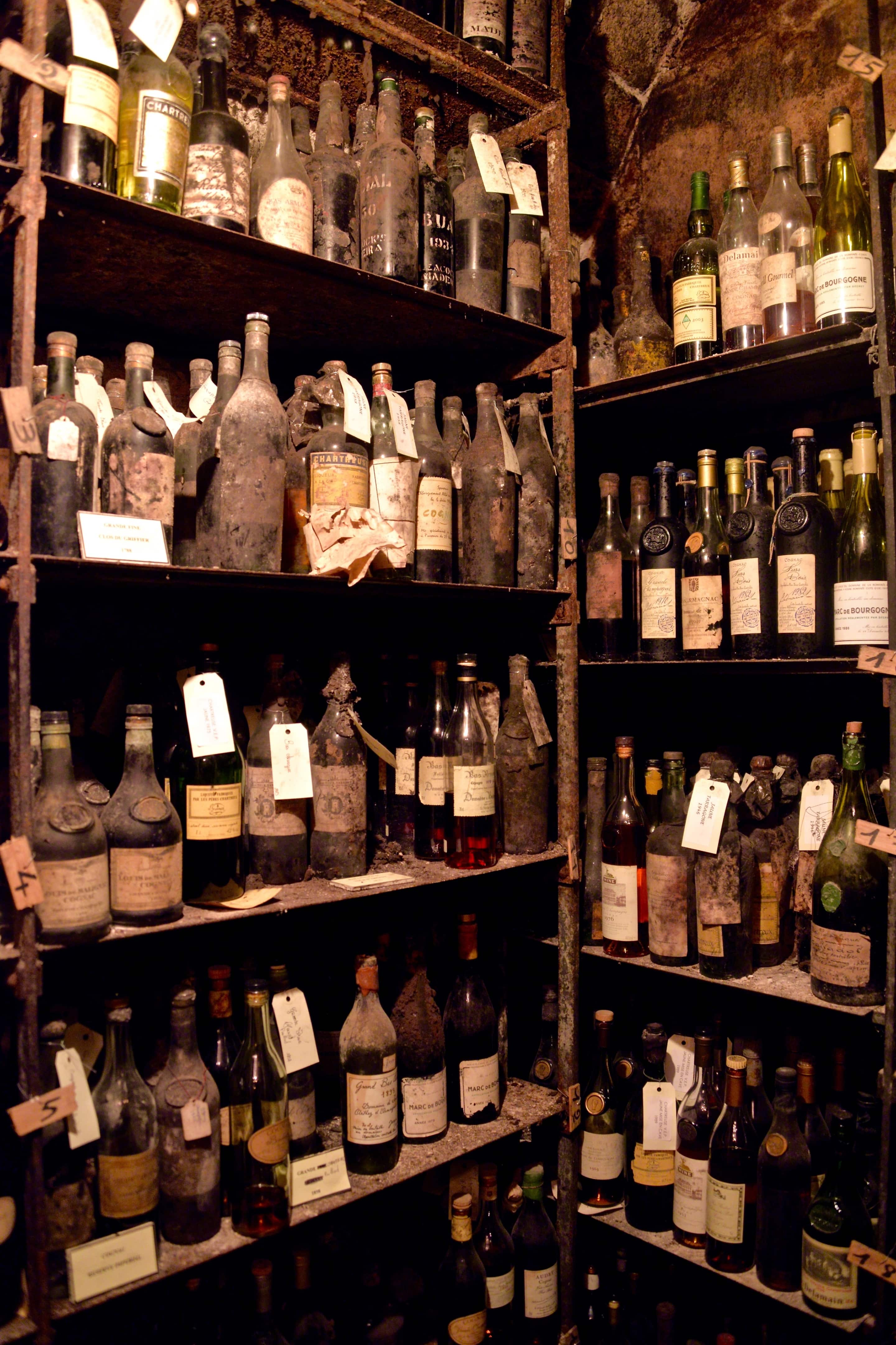 Among the exceptional collections at the Café Anglais is a Clos du Griffier 1788 Cognac!
